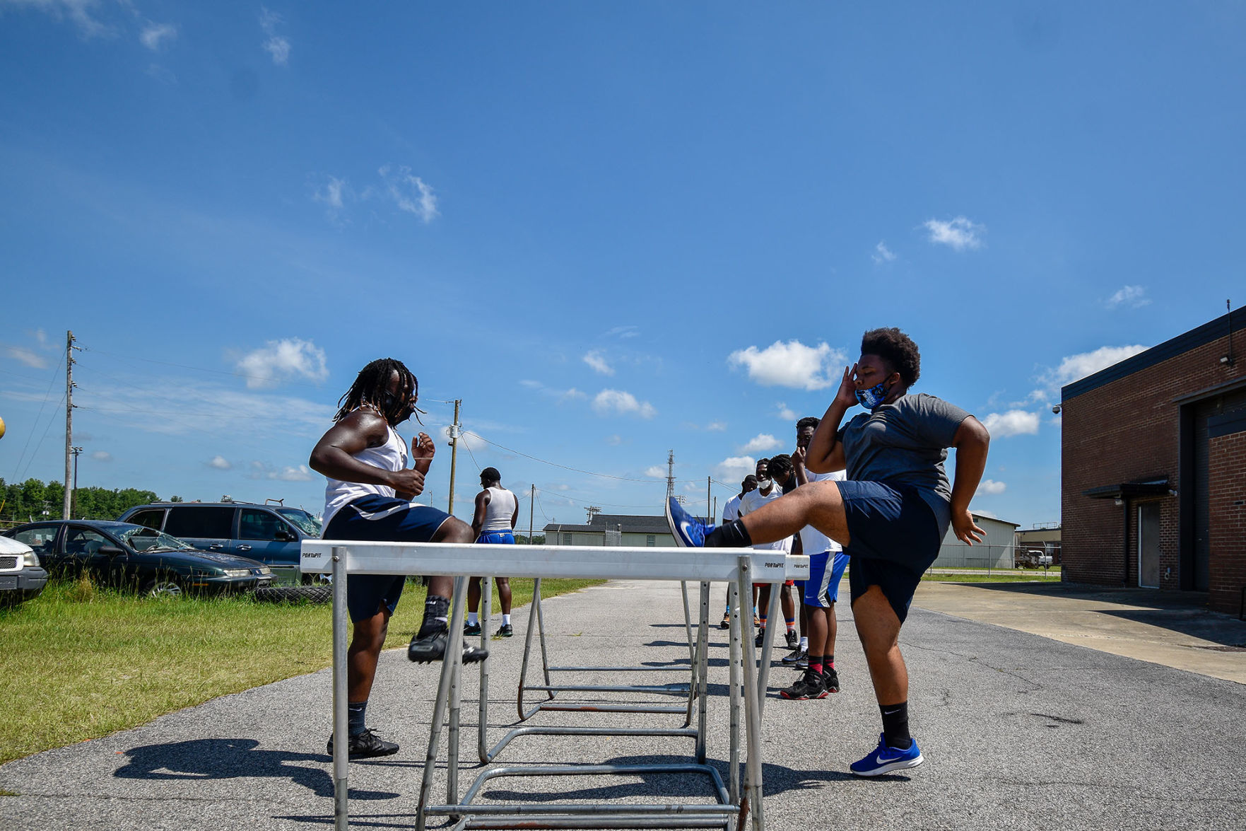 Lake City HS Football Conditioning